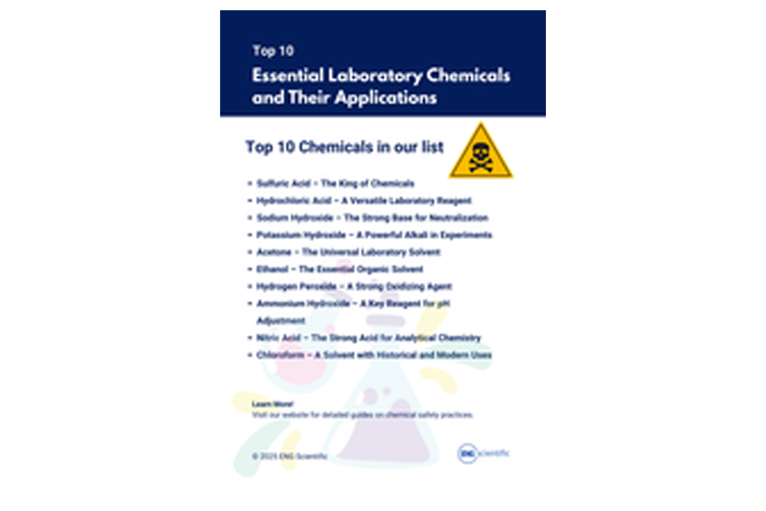 Top 10 Essential Laboratory Chemicals and Their Applications